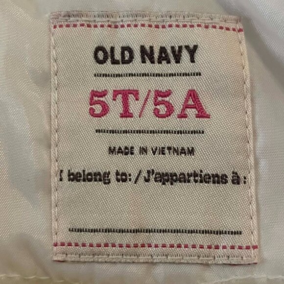Old Navy Breasted Peacoat for Toddler Girls in Cream size 5T/5A - Picture 4 of 4